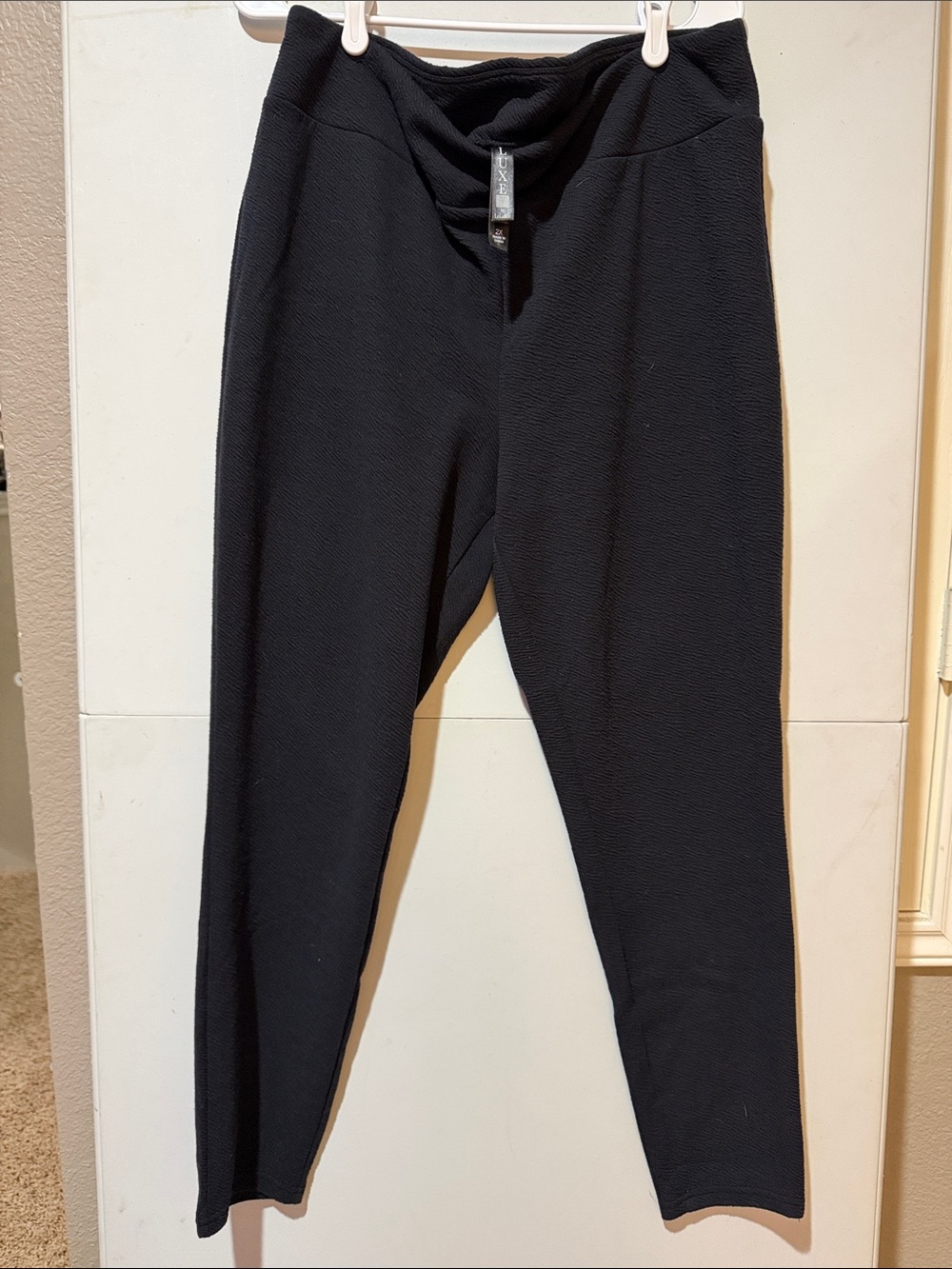 LuLaRoe Luxe Jacquard BLACK Textured Leggings